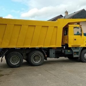 foto 40t/13m3 dumper 6x6 Tatra Jamal T163 doky maszyny inwest wywrotka