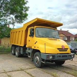 foto 40t/13m3 dumper 6x6 Tatra Jamal T163 doky maszyny inwest wywrotka