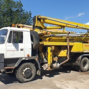 foto 2x pompa beton 25m 6x6 Tatra Schwing (doky maszyny) / 1 bez dok.