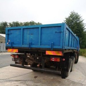 foto 6x6 wagon platforma Tatra T815 + HMF